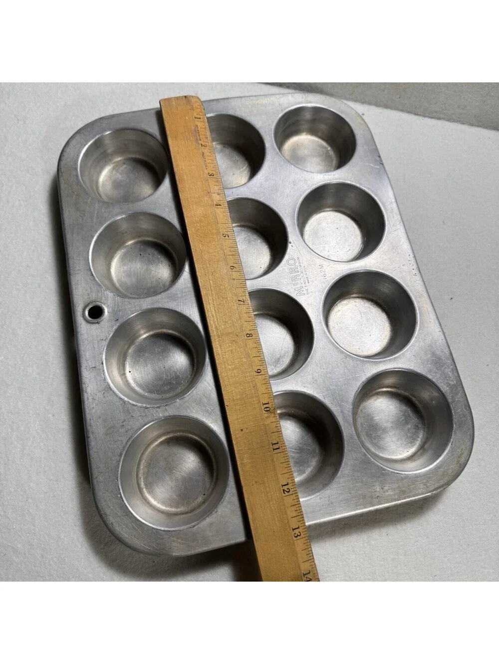 Vintage Aluminum Muffin Tin Lot Mirro TALA Chilton Mini Cupcake Popover Pans 5pc